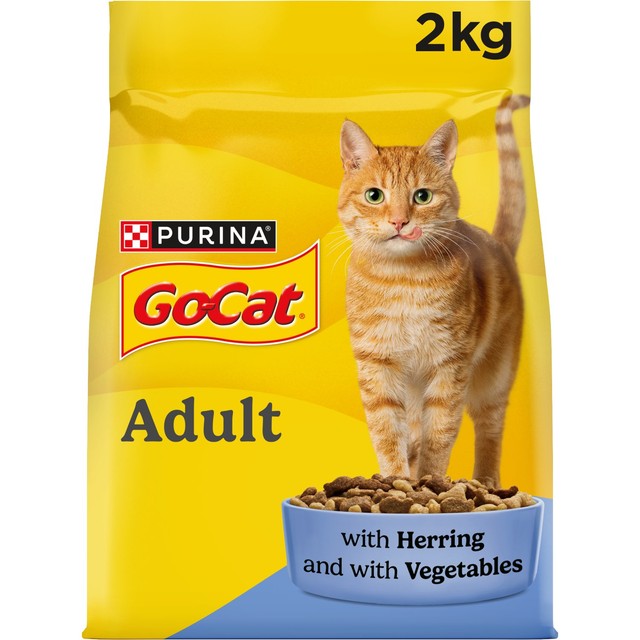 Go-Cat herring with vegetables dry cat food 2kg, UK version