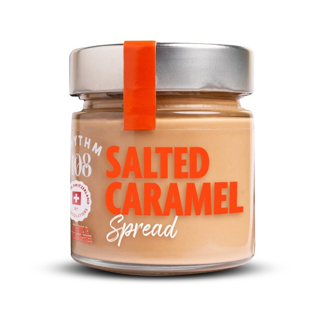 Rhythm 108 salted caramel spread 250g, imported from the UK