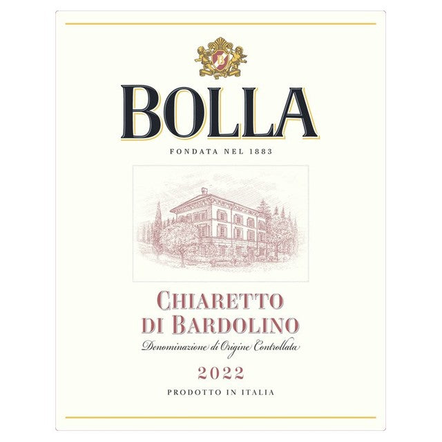 Bolla Bardolino Chiaretto DOC rosé wine 75cl - British product