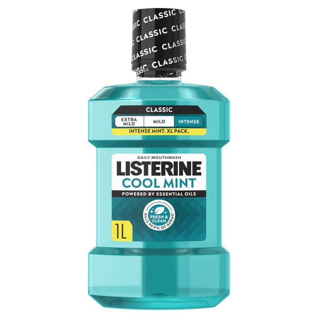 Listerine Cool Mint Intense Mouthwash, UK version