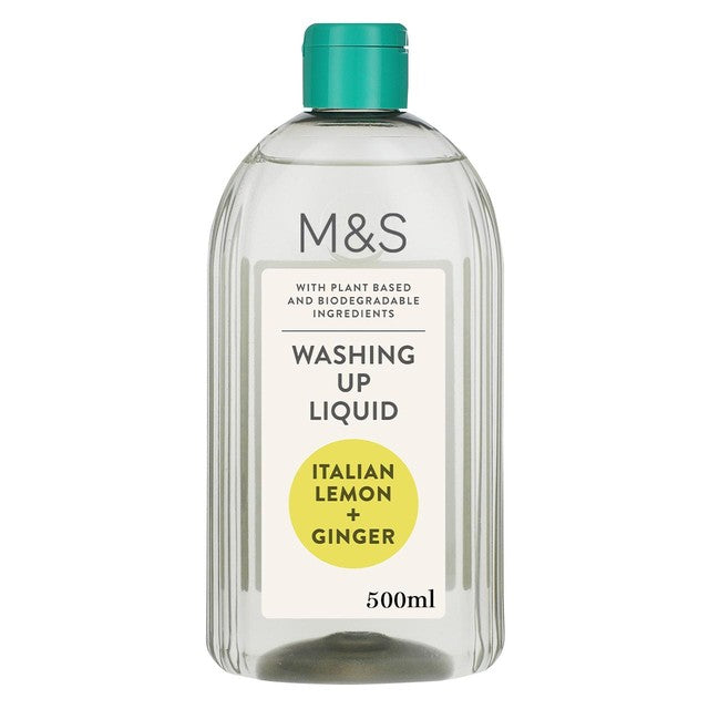 M&S lemon ginger washing up liquid 500ml, imported from the UK