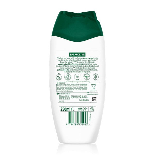 Palmolive Coconut & Milk shower cream 250ml, imported from the UK