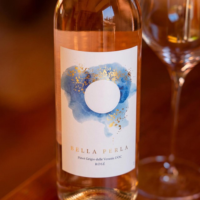 Virgin Wines Bella Perla Pinot Grigio Blush rosé wine, UK version