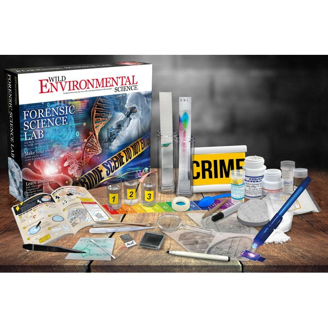 Wild Science forensic science lab kit, UK version
