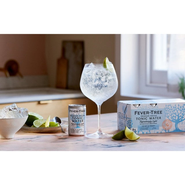 Fever-Tree Light Indian Tonic Water 15 x 150ml cans - British product