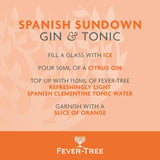 Fever-Tree Light Spanish Clementine Tonic Water 500ml - British product