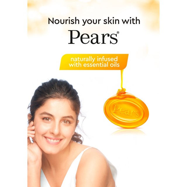 Pears transparent soap bar 2 x 100g, imported from the UK