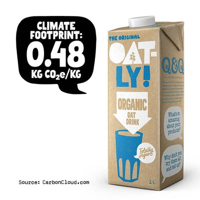 M&S Oatly Økologisk Havredrikk Lang holdbarhet Havremelk alternativ 1L- Kjøp online hos McGrocer