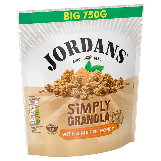 Jordans Simply Granola with a hint of honey 750g, UK version