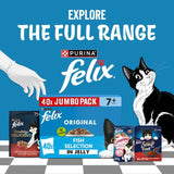 Felix senior cat food fish selection jelly 12x85g - British product
