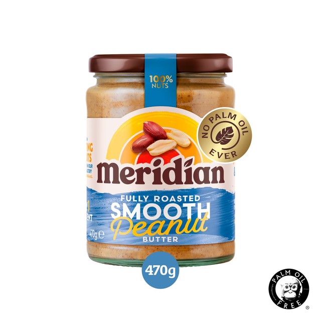 Meridian peanut butter smooth 470g, imported from the UK