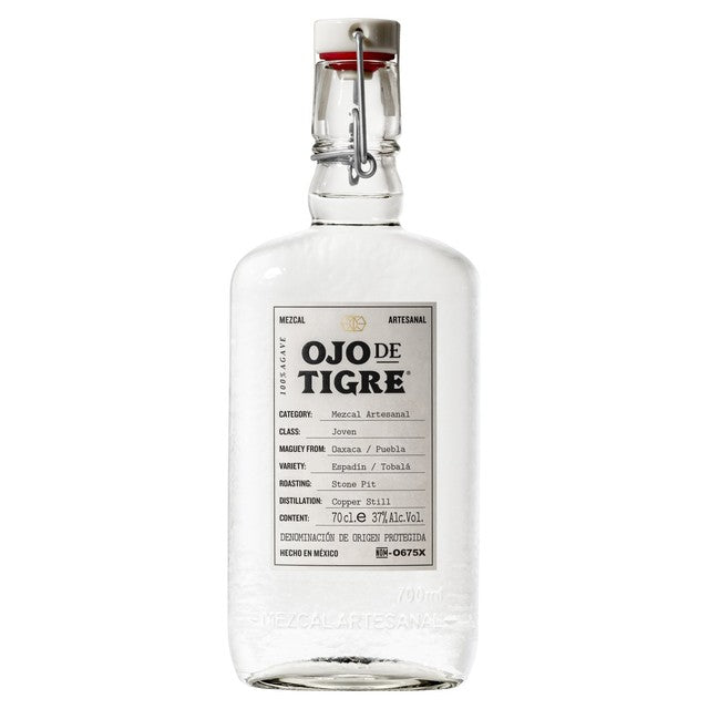 Ojo De Tigre Mezcal 70cl, imported from the UK