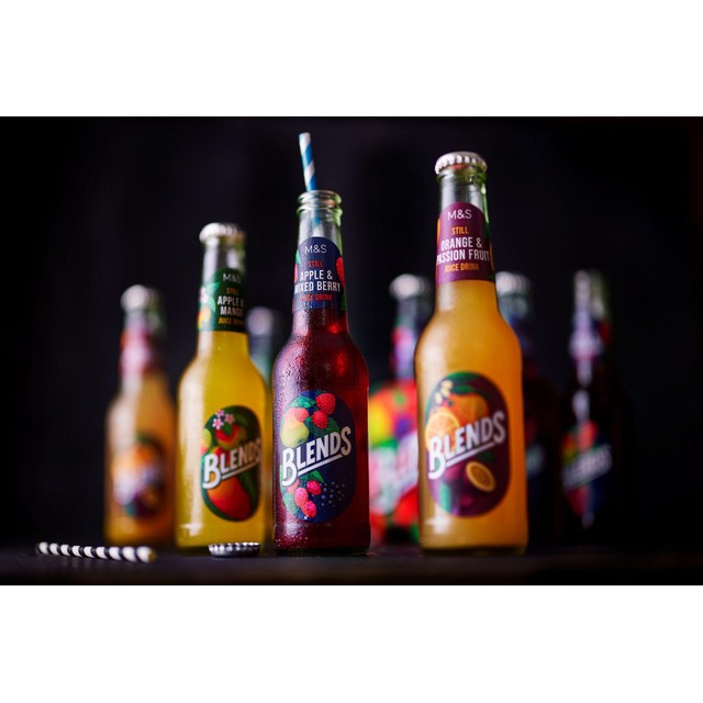 M&S Apple & Alphonso Mango still juice drink 4 x 275ml, imported from the UK