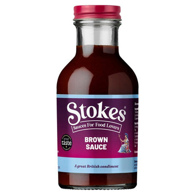 M&S Stokes Real Brown Sauce Brown Sauce 320g- Buy online at McGrocer