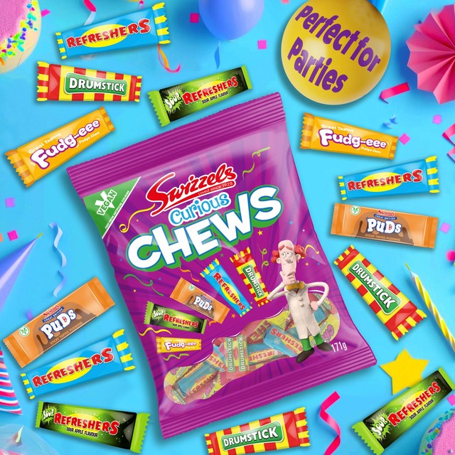 Swizzels Curious Chews assortment 171g (British brand)