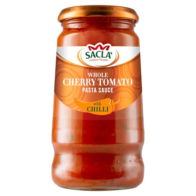 Sacla Whole Cherry Tomato & Chilli Pasta Sauce 350g (British brand)