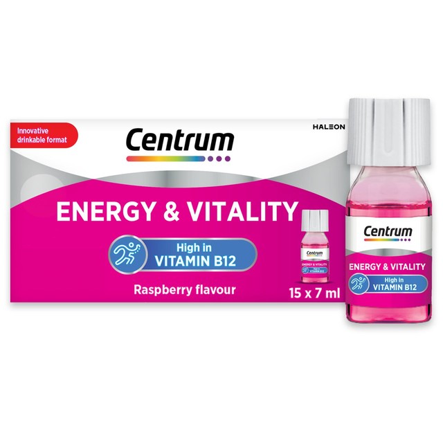 Centrum Energy & Vitality B12 Shot Health Supplement - British product