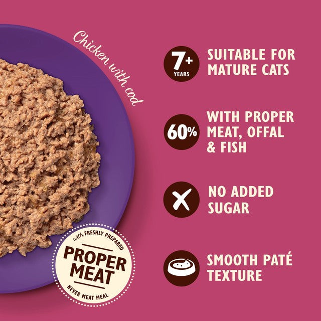 Lily's Kitchen mature cat pate multipack 680g (British brand)