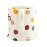 Emma Bridgewater Polka Dot Daddy 1/2 pint mug - British product