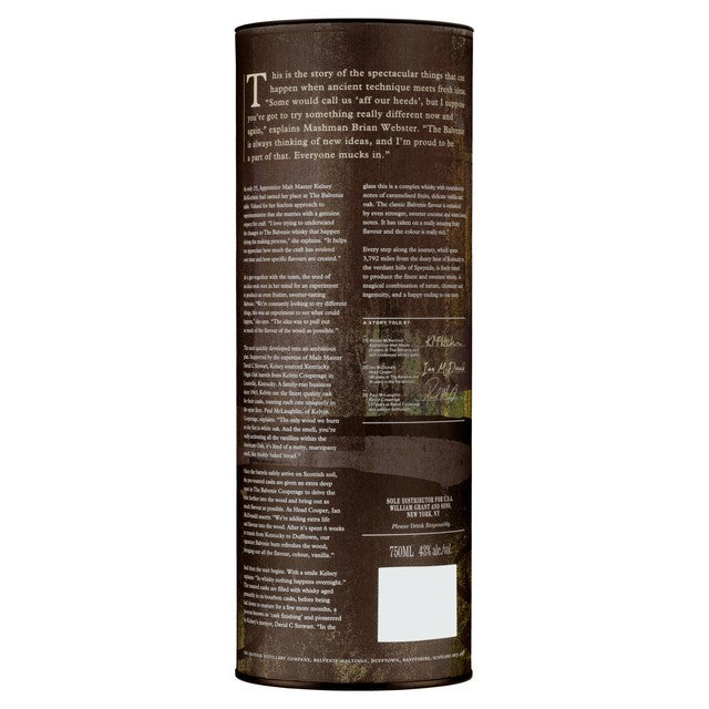 Balvenie Single Malt Whisky Sweet Toast 70cl - British product