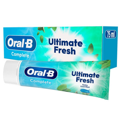 M&S Oral-B Complete Plus Ultimate Fresh Cool Mint Whitening Toothpaste 75ml- Buy online at McGrocer