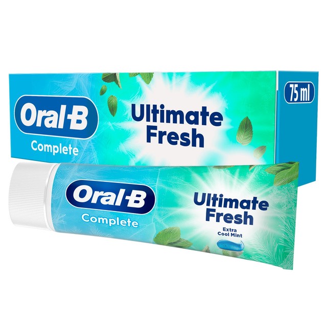 Oral-B Cool Mint Toothpaste 75ml, imported from the UK