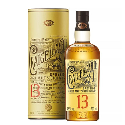 M&S Craigellachie 13 Year Old Speyside Single Malt Scotch Whisky 70cl- Buy online at McGrocer