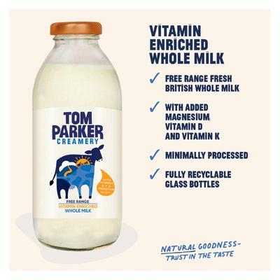 M&S Tom Parker Creamery Vitaminberiket Helmelk - Kjøp online hos McGrocer