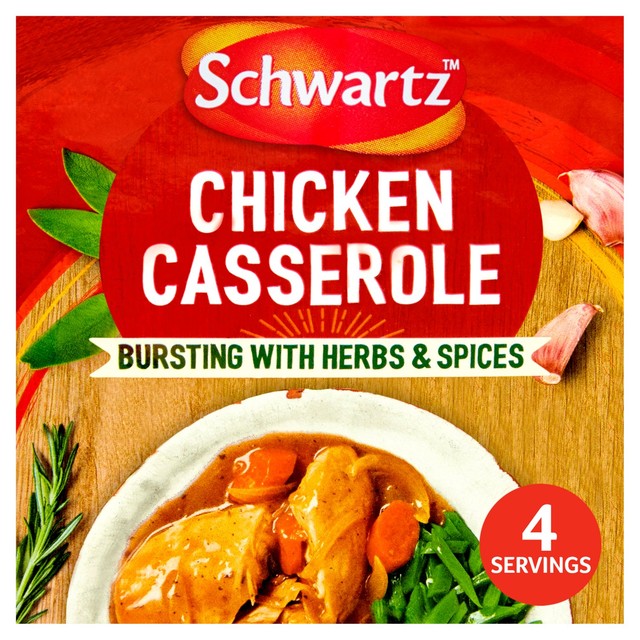 Schwartz chicken casserole recipe mix 36g (British brand)