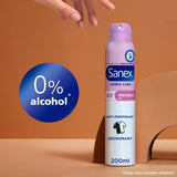 Sanex Derma Care Invisible antiperspirant spray deodorant 200ml (British brand)