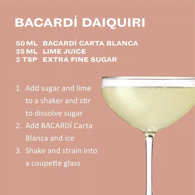 Bacardi Carta Blanca Superior white rum 70cl - British product