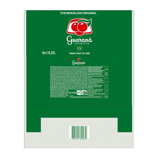 Guarana Antarctica original soft drink 6-pack (British brand)