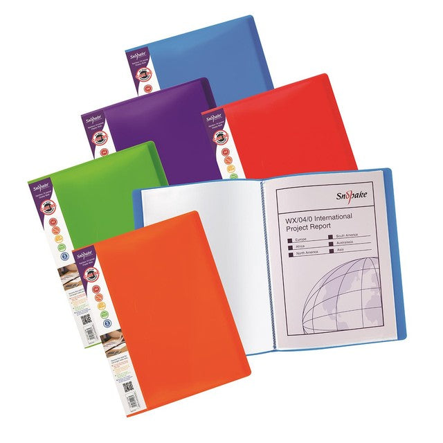 Snopake Rainbow Display Book with 24 pockets (British brand)
