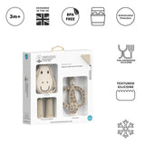 Matchstick Monkey Gigi Giraffe teething set, imported from the UK