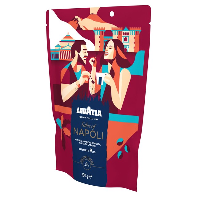 Lavazza Tales of Italy Naples ground coffee 200g, UK version