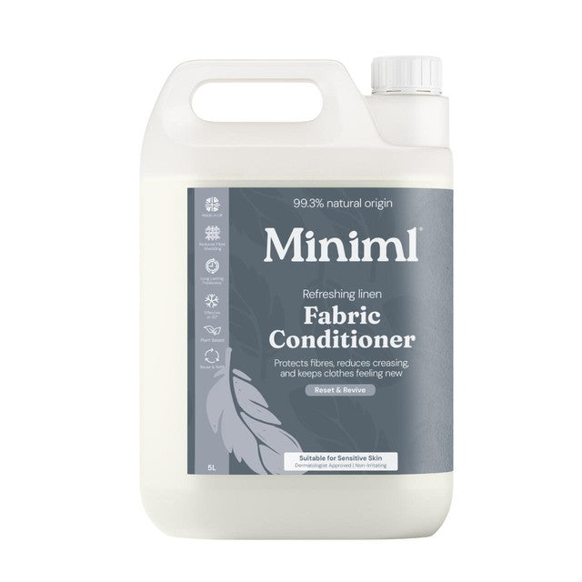 Miniml fabric conditioner Fresh Linen 5L, imported from the UK