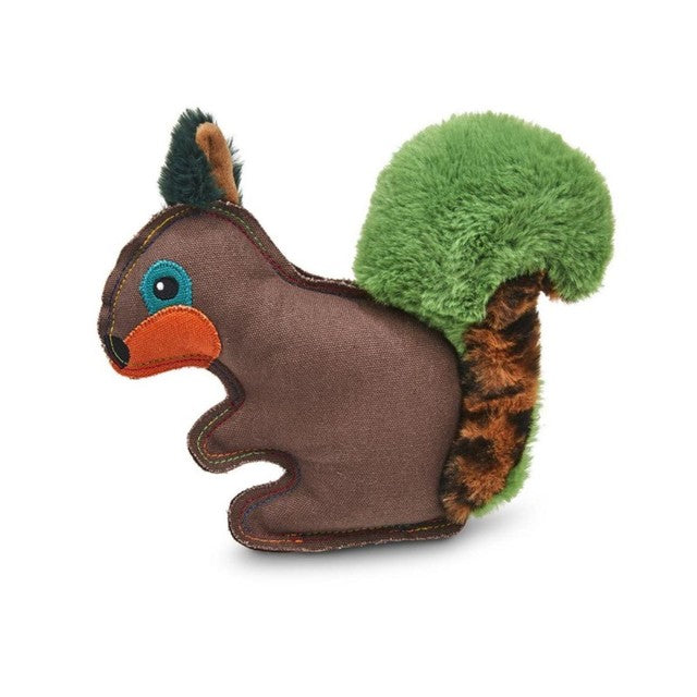 Petface Salina Squirrel plush dog toy, imported from the UK