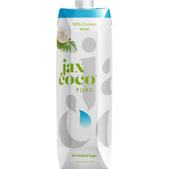 Jax Coco coconut water 1L, UK version