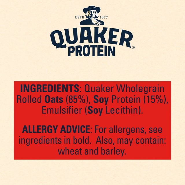 Quaker High Protein Original Porridge Sachets 8 pack, imported from the UK