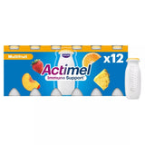 Actimel multifruit yoghurt drink 12 x 100g bottles - British product