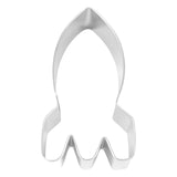 Anniversary House space rocket tin-plated cookie cutter - British product
