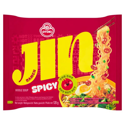 M&S Ottogi Jin Ramen Spicy Korean Instant Noodles 120g- Kjøp online hos McGrocer