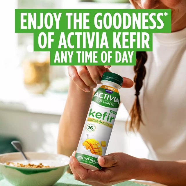 Activia mango kefir drink, UK version