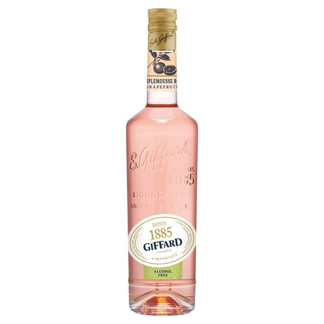 Giffard Alcohol-Free Pink Grapefruit Liqueur 70cl, UK version