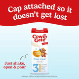 Cow & Gate 3 toddler milk formula 1L - British product