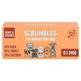 Scrumbles wet dog food poultry platter 6 x 395g (British brand)