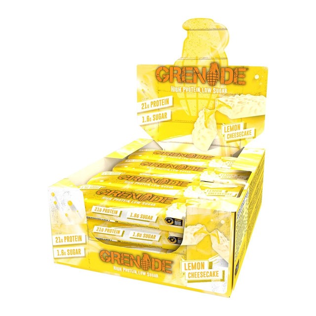 Grenade protein bar lemon cheesecake 60g, UK version