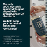 The Lab Co. fragrance free non-bio laundry detergent 1L (British brand)