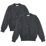 M&S girls pure cotton cardigan grey 12-13 years, imported from the UK