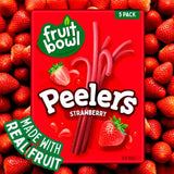 Fruit Bowl Strawberry Peelers fruit snack, imported from the UK
